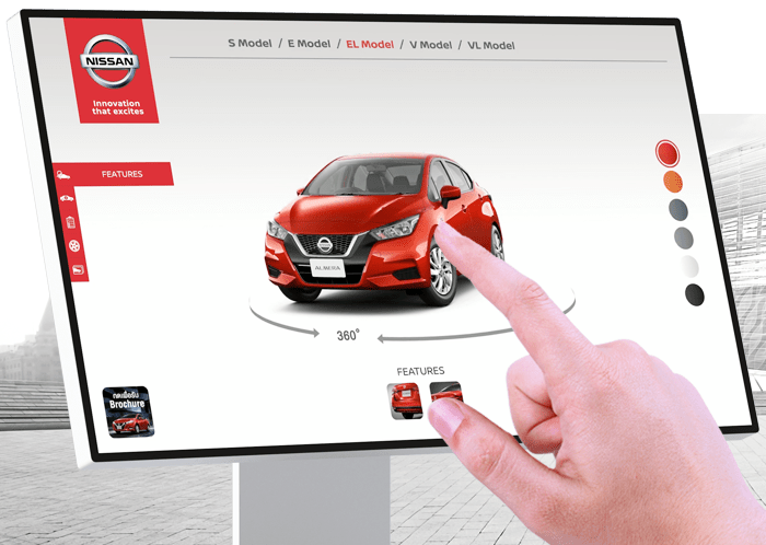 Interactive Touchscreen Nissan